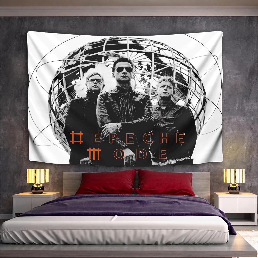 Sweet Band Globe Wire Sphere Portrait Fabric Tapestry, Soft Gray Relaxing Mood, Perfect for Cozy Bedroom Living Room and Hallway Home Decor