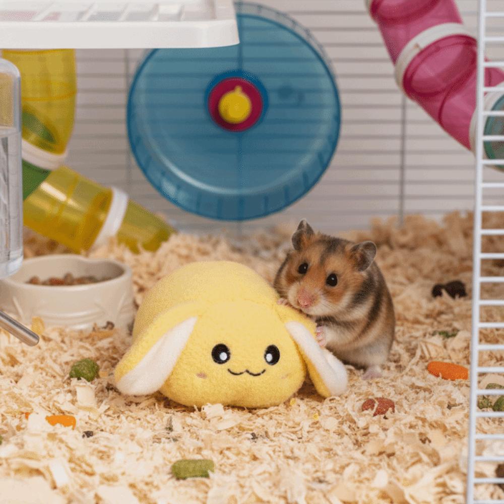 Simulated Buttocks Rabbit Soothing Ball Comfortable Hamster Venting Ball  Small Animal