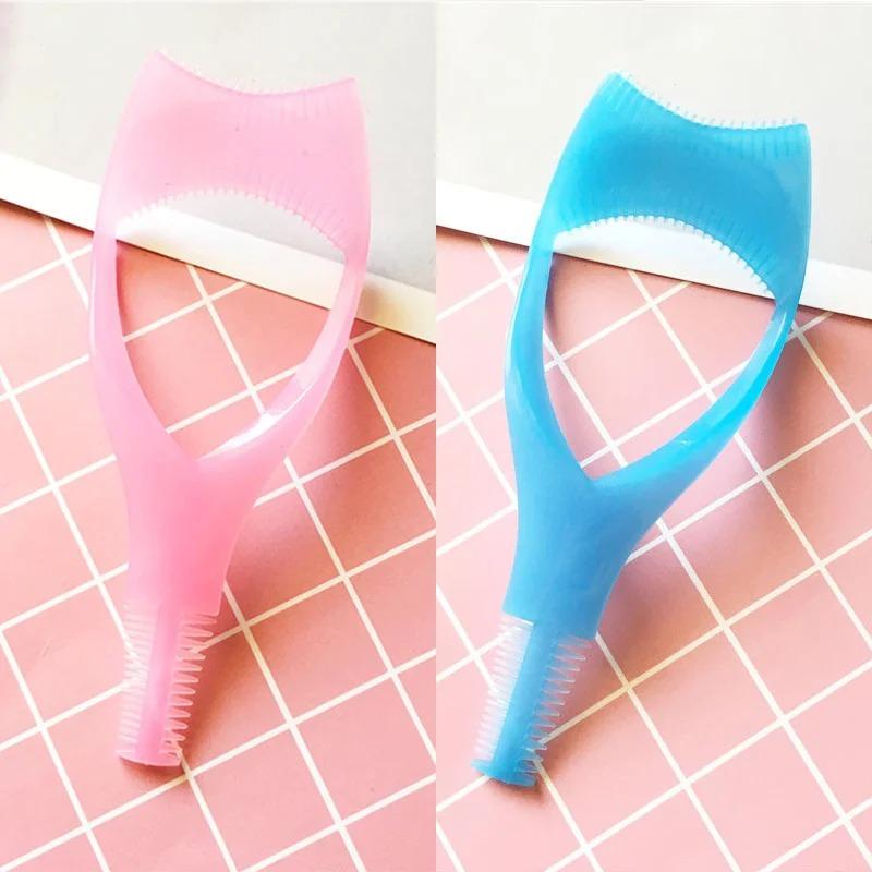 Wimpern Werkzeuge 3 In 1 Make-Up Mascara Schild Schutz Curler Applikator Kamm Guide Karte Make-Up Werkzeug Schönheit Kosmetik