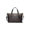 COACH Gallery Canvas With Leather Handbag, Shoulder Bag, Crossbody Bag Mini Women's Tan CH468-IMAA8