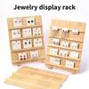 Wood Jewelry Earring Display Stand Storage Rack Display Holder Suitable for Home Office and Retail Store Presentation