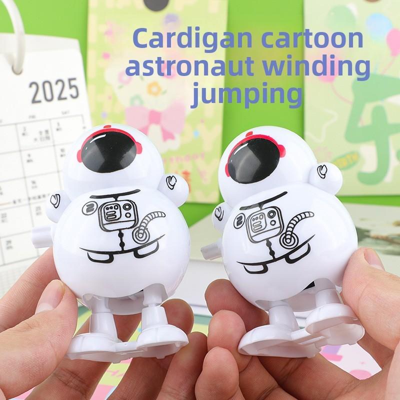Kids Jumping Space Astronaut Toy With Link Chain For Early Learning And Development