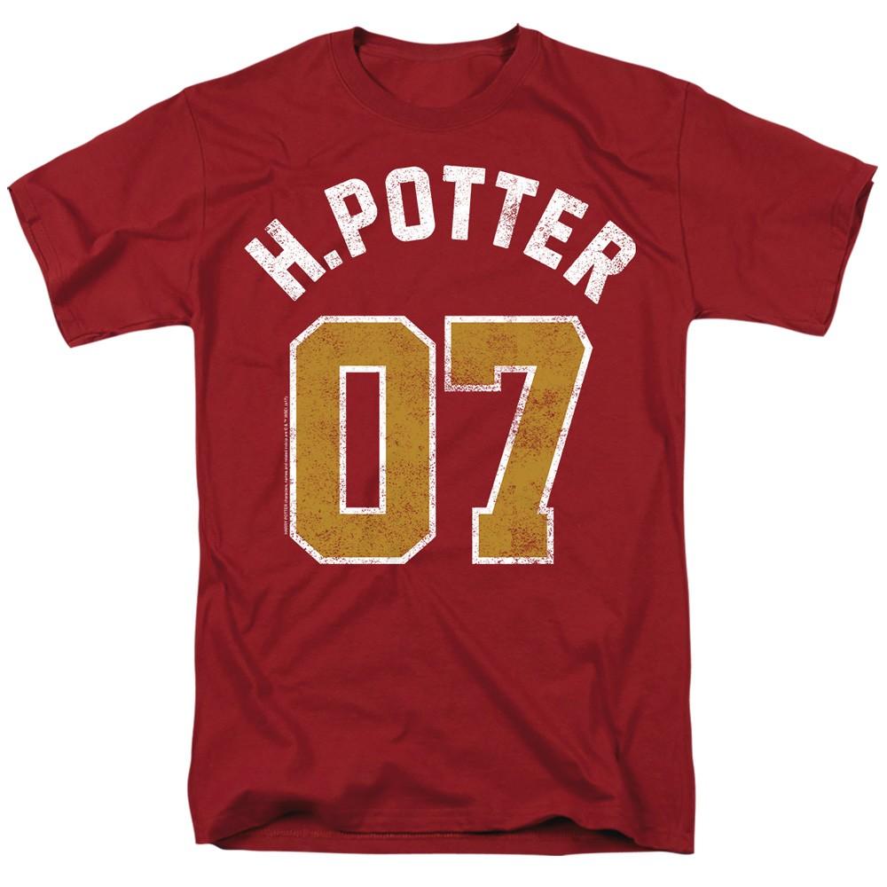 Harry Potter - Potter Jersey - Adult Unisex Short Sleeve T-Shirt - Red S