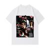 Men's 100% Cotton Crew Neck Short Sleeve T-Shirt, Fight Club Movie Vintage Retro Graphic Print Casual Comfortable Tee for Daily Street Wear