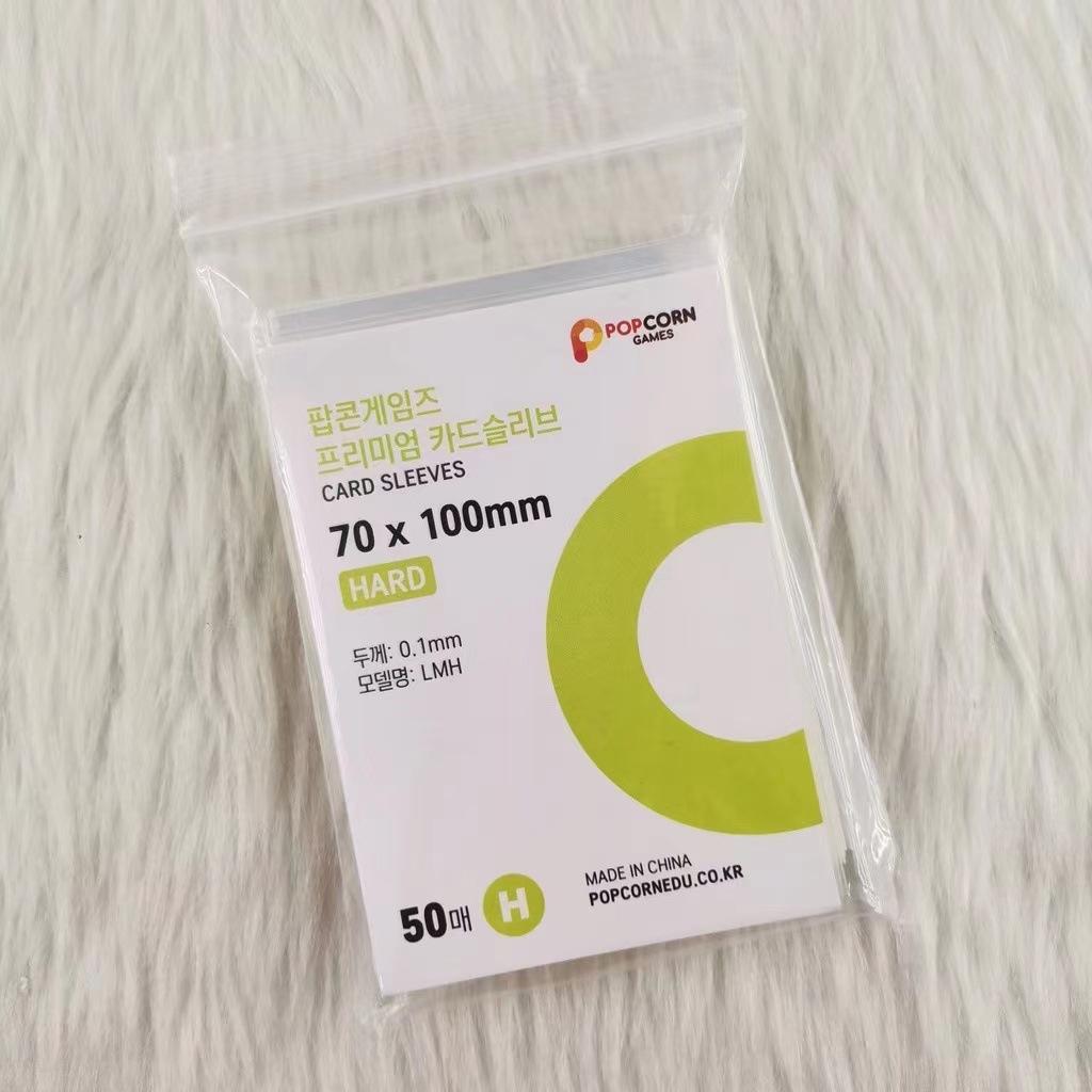 50pcs Original Korea Card Sleeves Clear Acid free-No CPP HARD 3 Inch Photocard Holographic Protector Film Album Binder
