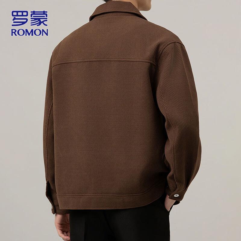 ROMON Men's Autumn/Winter Casual Lapel Jacket