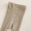 Girls' Pantyhose Children's Leggings Solid Color Vertical Striped Kids Pantyhose