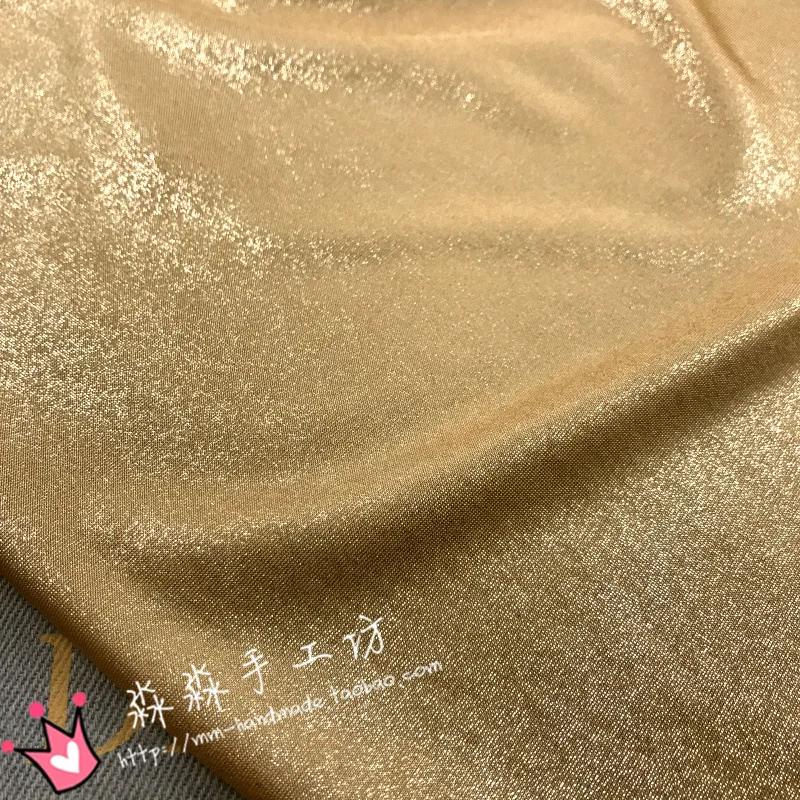 Stretch Glitzerstoff nach Metern für Hosen Röcke Badebekleidung Dekoration DIY Nähstoff Textil Dünn Weich Glänzend Einfarbig Blau Rot