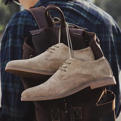 Men Shoes England Trend Casual Shoes Male Suede Oxford Wedding Leather Dress Shoes Men Flats Shoes