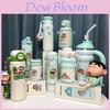 Crayon Shinchan Kids Travel Insulated Water Bottle With Straw Handle For Outdoor Activities
