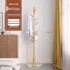 Milin Solid Wood Floor-Standing Coat Rack