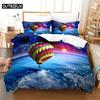 Duvet Cover Set King Size 200x200 Quilt Covers Queen Full 3D Bedding Sets Pillowcase Linens Single Double Bed 220x240 Blue Sky