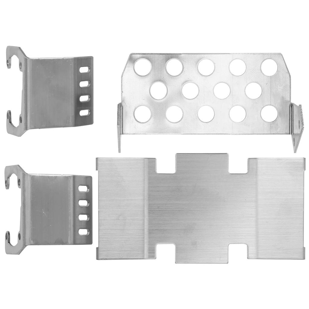 4pcs Chassis Armor for Axle Protector Plate for RC Crawler for Axial SCX10 II 90046 90047