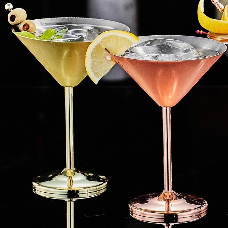 Agave Glasses Personalized Metal Cocktail Cup Liquor Wine Goblet Juice Tumbler Bar Party Wedding Restaurant Home Drinkware Cup