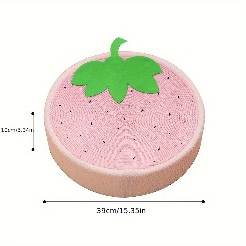 

Interactive Cat Scratching Pad: Protect Your Furniture & Keep Your Kitty Entertained! Strawberry