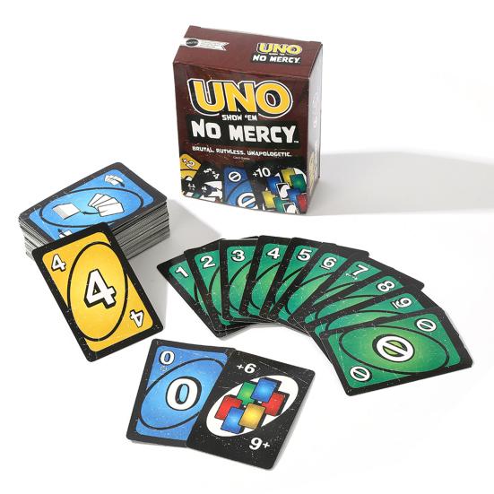 

168 шт./набор игральных карт для детей, взрослых, семейных вечеров, многопользовательских интерактивных обучающих настольных игр, бумажных карточных игр, вечерних основ коричневый