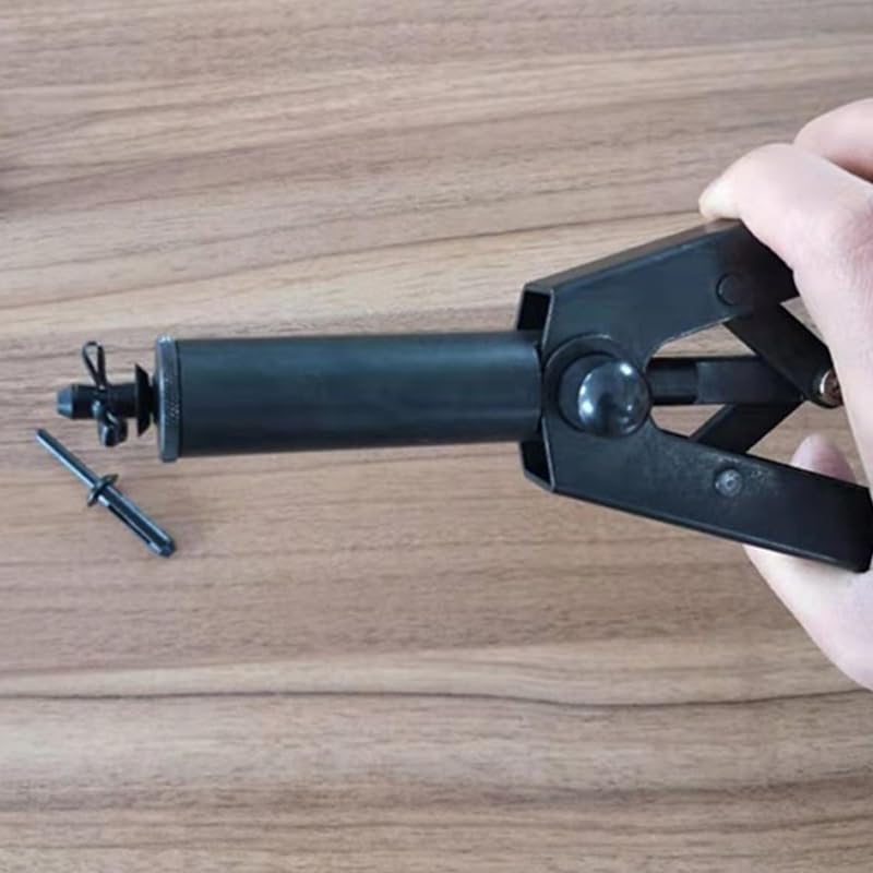 AAGWW Manual Rivet Plastic Rivet Rivet Rivet Joining Set Manual Rivet Gun Kit, Rivets, Tool, Puller, Tool, Lightweight, Portable, 41-Piece (Design