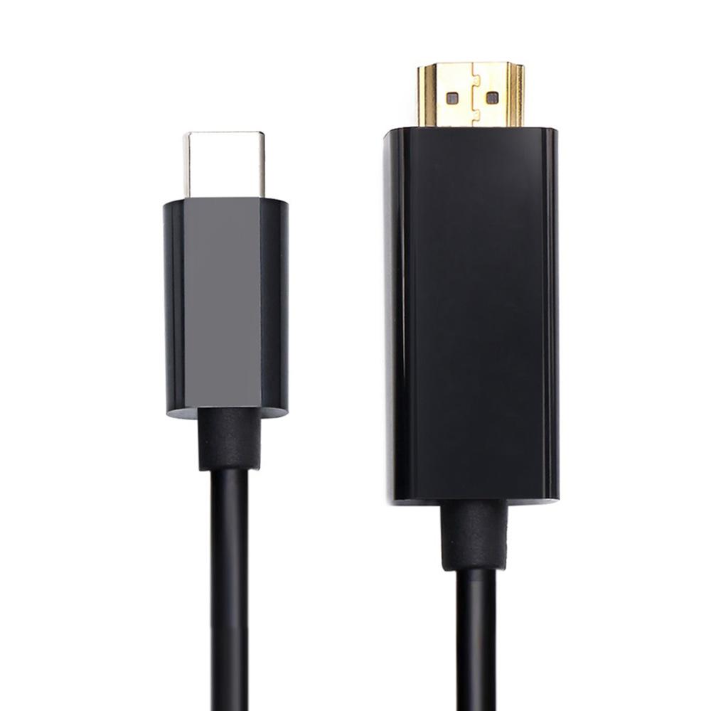 

USB-C USB 3.1 Type-C Male to HDMI Male 4K Ultra-HD Adapter Cable 1.8m 60Hz Cord As Shown A