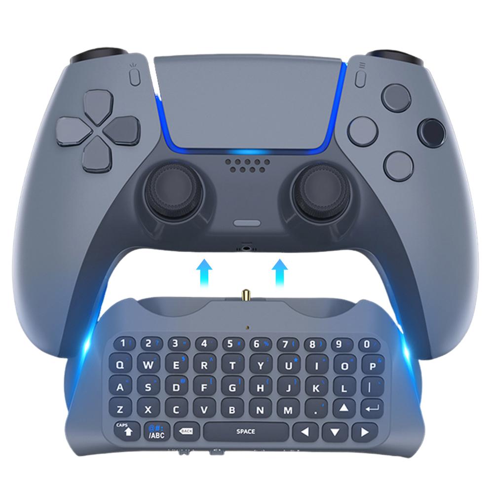 Wireless Keyboard Controller Bluetooth-Compatible 3.0 Built-In Speaker Wireless Gaming Keypad Handle for PS5 Gamepad Controller