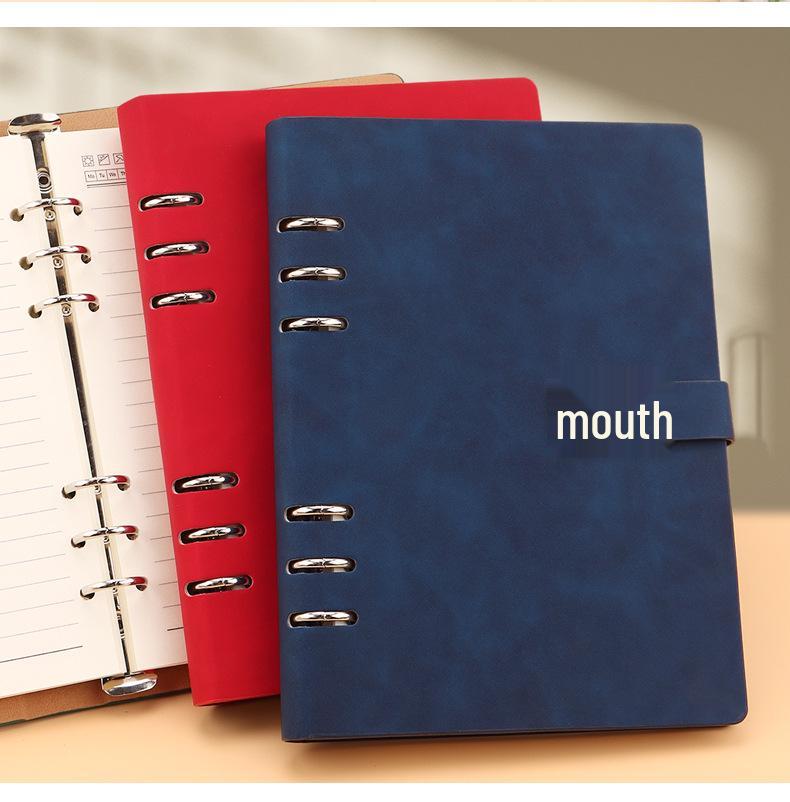 A5 Loose-Leaf Notebook with Logo - Business, Office & Student Planner with Detachable Coil, Ideal Corporate Gift
