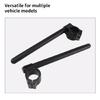Aluminum Clip On Motorcycle Handlebars Precisions Risers Handlebars 52mm Motorcycle Bars for Superior Handling & Comfort