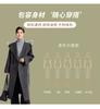 [Including Cashmere and Wool Coat] Autumn and Winter New Hooded Lace Up Lazy Style Warm Women's Long Coat