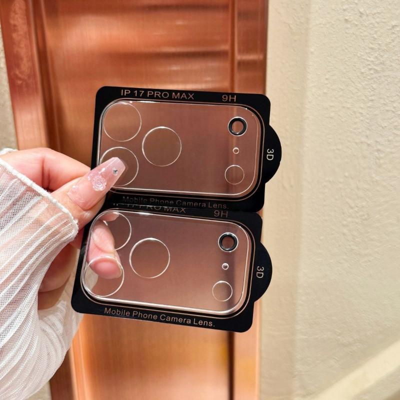 For iPhone 18 17 Pro Max Camera Lens Protector 3D Tempered Glass for Iphone 18ProMax 17ProMax HD Anti Scratch Back Lens Cover 4