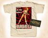 Barbarella V4 T-Shirt Vintage Natural Color Men's T-Shirt DTG Digital Print SIZES S M L XL 2XL 3XL 4XL 5XL