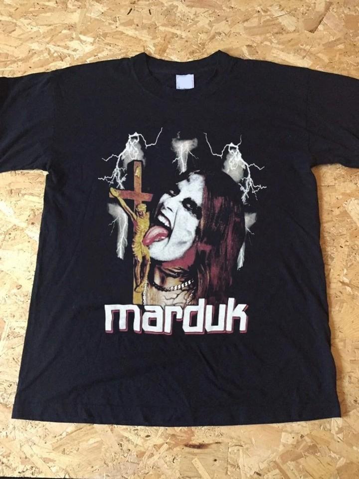 Marduk Early 00’s Jesus Cross black metal band tshirt S5XL K1076 Unisex T-Shirt XXXL