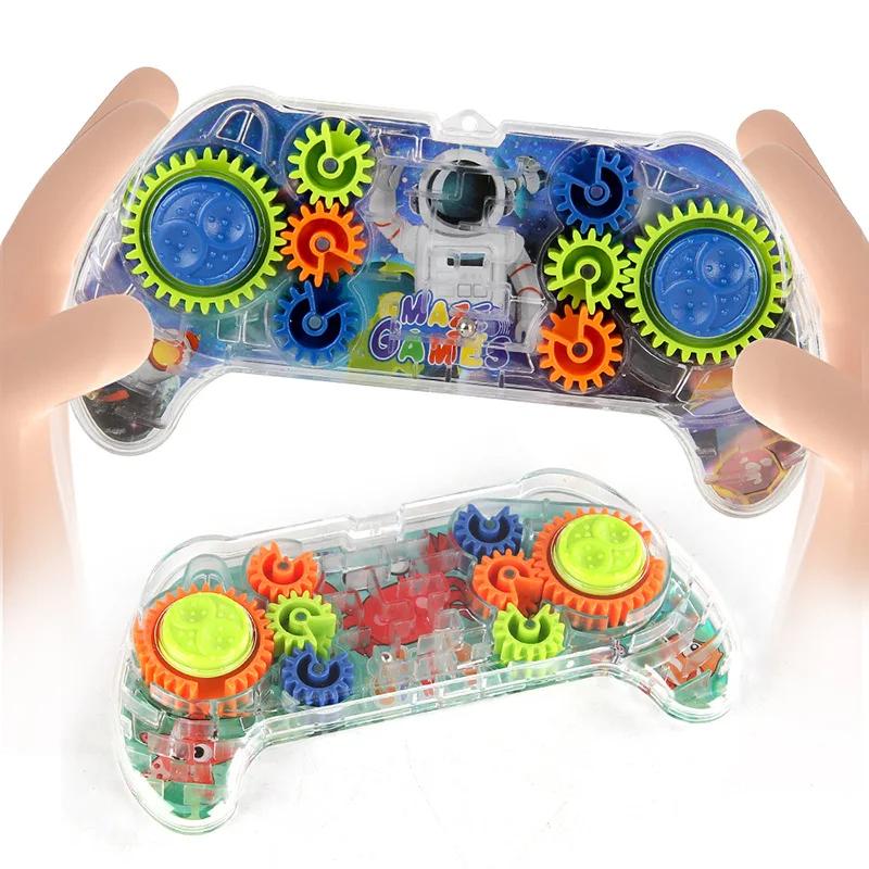 Креативный 3D Забавный Лабиринт из Шестеренок Шестеренчатый Балансировочный Шар Монтессори Обучающая Игрушка Прозрачный Катящийся Шар Обучающие Игрушки в Подарок