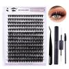 Diy Segmented Fried Hair Single Cluster False Eyelashes 14 Rows Large Capacity Daily Makeup