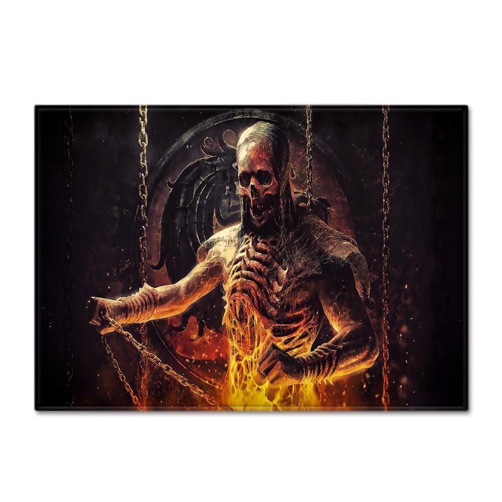 

Skull Living Room Floor Mat Bedroom Dining Room Carpet Carpet Doormat 99.1*152.4cm