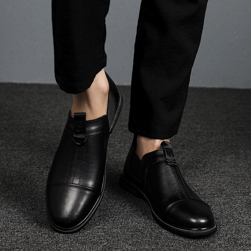 Neueste Herren Slipper Herrenschuhe Echtes Leder Mode Sneaker Mann Walking Freizeit Schuhe Büro Stiefeletten Business Formelle Schuhe