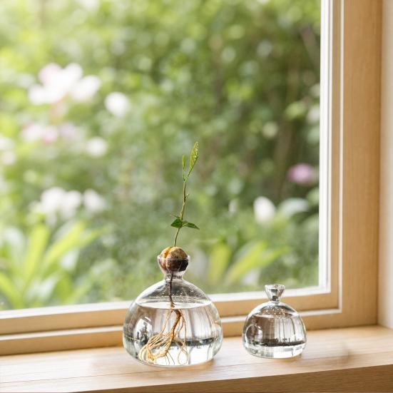 Hydroponic Plants Glass Vase Transparent Propagation Terrarium