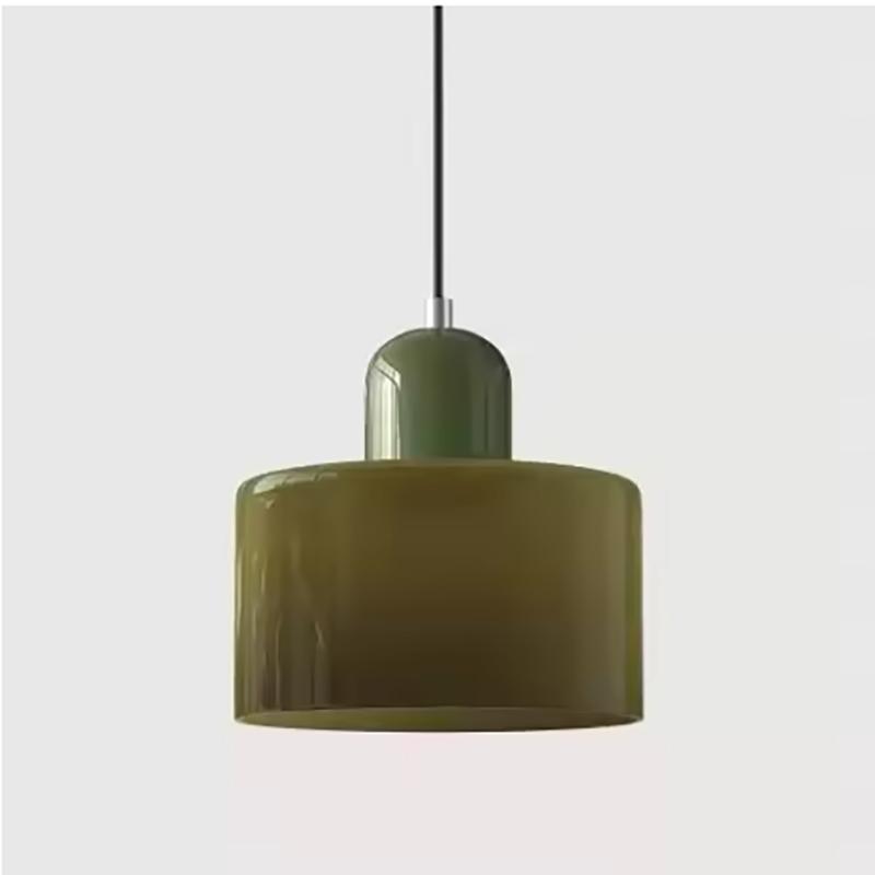 Vintage Stained Glass Small Chandelier Bedside Dining Room Lighting Fixture Home Decorative Light in Pink Orange Green White