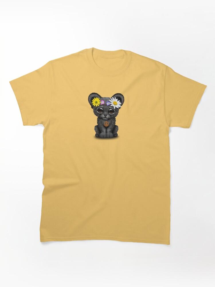 Black Panther Cute Hippie Black panther Cub Classic Unisex T-Shirt