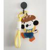 Dog Cartoon Embroidery Animal Toy Doll Keychain Bag Pendant Gift Accessories