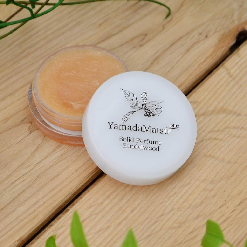 Yamadamatsu Incense Wood Solid Perfume 10g [Sandalwood]