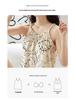 Women's Summer Cotton Camisole Pajama Set with Built-in Bra and Sexy Shorts