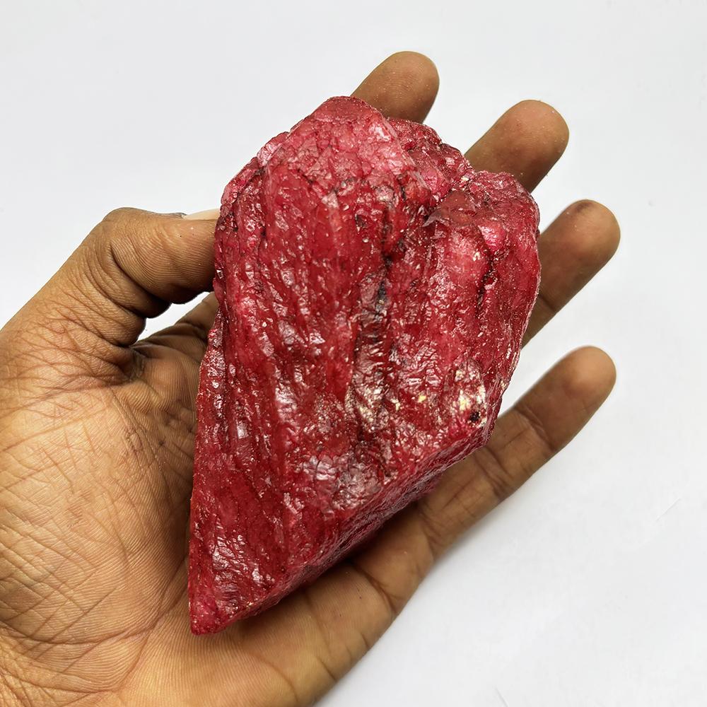 Natural Uncut Red Ruby 2118 Ct Earth-Mined Rough Raw Gemstone For Collection