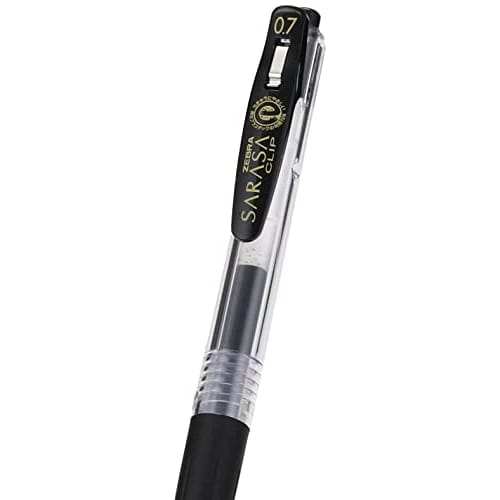 Zebra Gel Ballpoint Pen Sarasa Clip 0.7 Black 5 Pieces P-JJB15-BK5