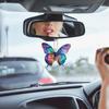 Butterfly Car Pendant | Photography Creative Colorful Acrylic Butterfly Car Accessories - Car Mirror