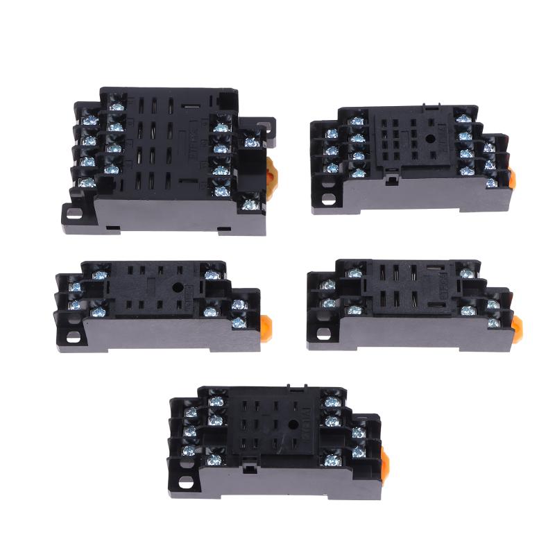 New PYF08A PYF11A PYF14A PTF08A PTF14A Relay Base Socket 8/11/14 Pin Mini Small Intermediate Relay Holder