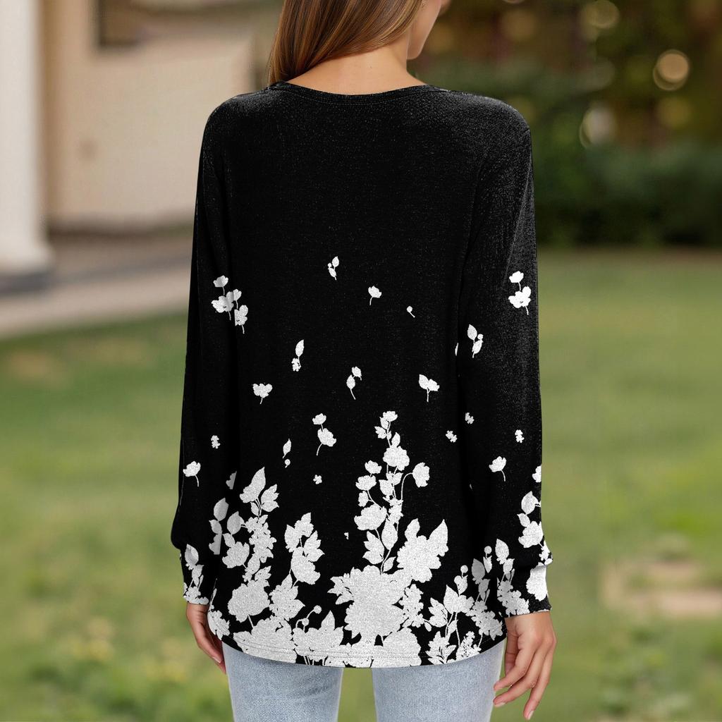 Damska koszulka z krótkim rękawem, zapinana na guziki, długi rękaw, codzienny weekend, moda, podstawowy, dekolt w kształcie litery V, regularny top