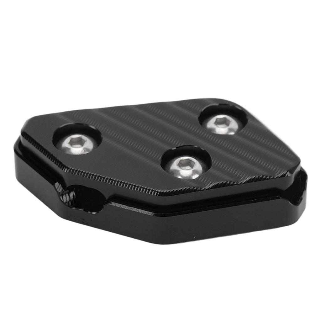 Motorcycle Side Stand Extension Pad Aluminum Alloy Anti Slip High Strength Kickstand Plate Enlarger for XMAX300 XMAX125 XMAX250 XMAX400 Black