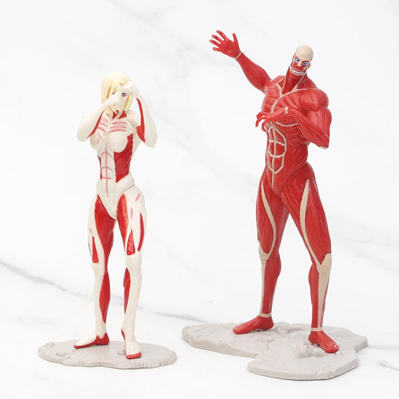 Attack on Titan Modell Figur Detailliert PVC Sammlerstück für Auto Kuchen Dekoration