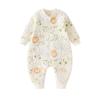 Newborn Quilted Zipper Sleeping Bag: Anti-Kick, Split-Leg Pajamas for Autumn & Winter
