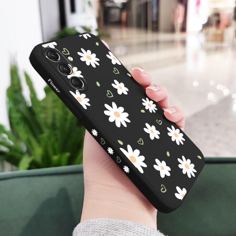 

Tender Daisy Phone Case For Samsung Galaxy A37 A57 Liquid Silicone Cover Samsung A37