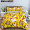 Merry Christmas King Queen Duvet Cover XMAS Bedding Set for Kid Santa Claus Quilt Cover Cartoon 2/3pcs Polyester Comforter Cover