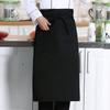 1pcs Chef's Apron Half-length Neck-hanging El Cooking Restaurant Restaurant Coffee Bar Waiter Work Apron Unisex Striped Apron
